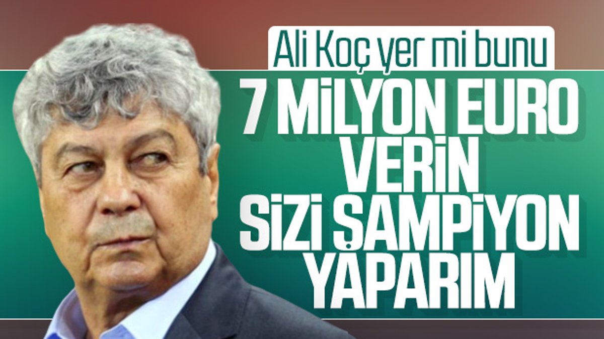 Lucescu: Birkaç takviyeyle Fenerbahçe'yi şampiyon yaparım