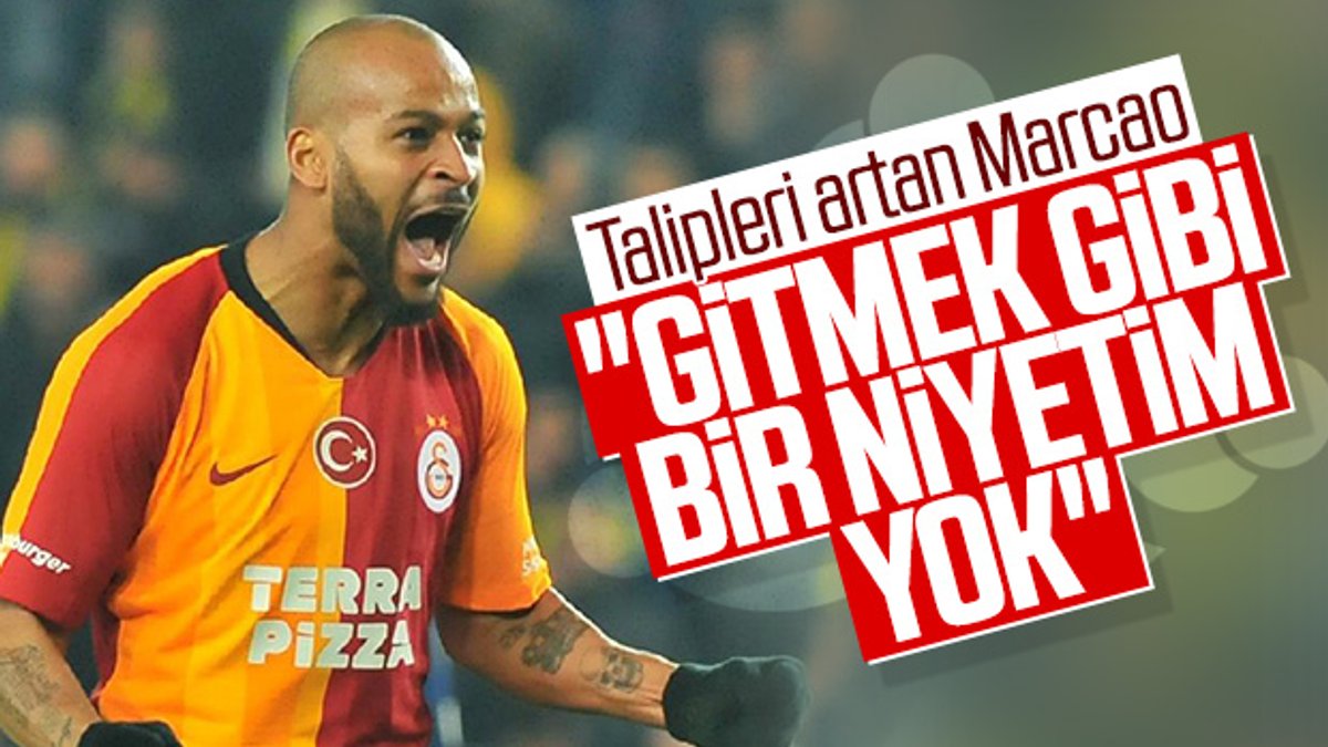 Marcao: Galatasaray'dan ayrılmayı düşünmüyorum