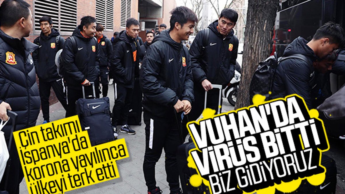 İspanya'da mahsur kalan Vuhan Zall, Çin'e döndü