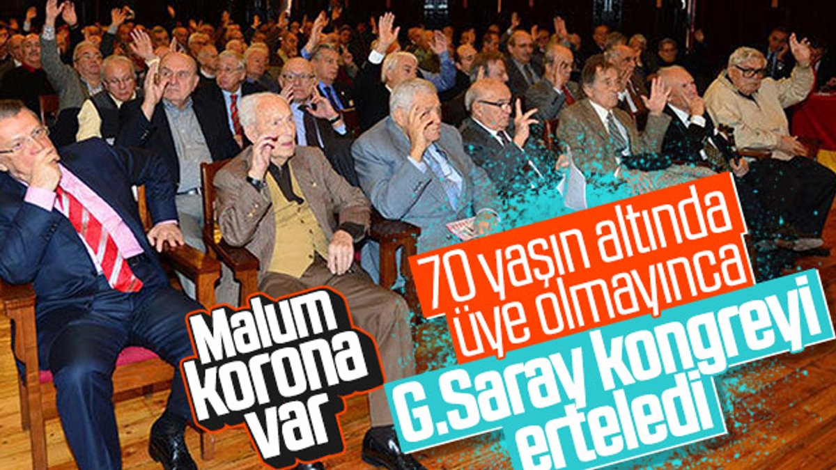Galatasaray kongreyi erteledi