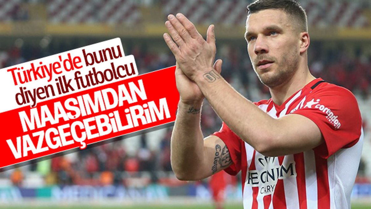 Podolski: İndirim teklifini ilk ben kabul ederim