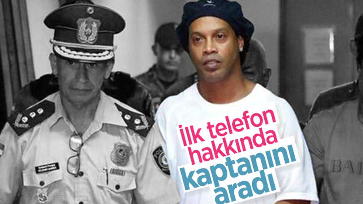 Ronaldinho hapisteki ilk telefon hakkında Puyol'u aradı