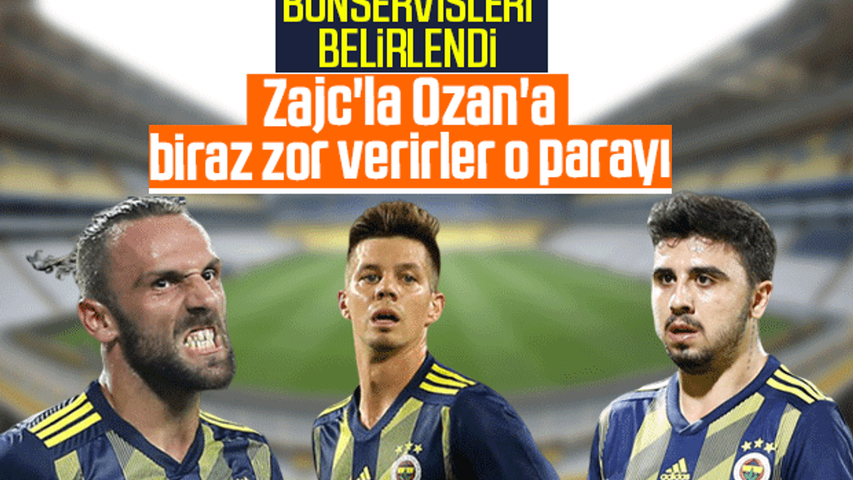 Fenerbahçe'de üç oyuncunun bonservisleri belli oldu