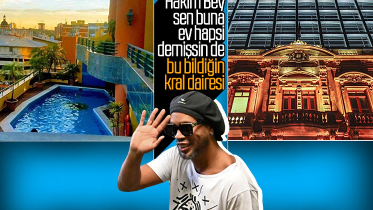 Ronaldinho'nun kral dairesindeki ev hapsi