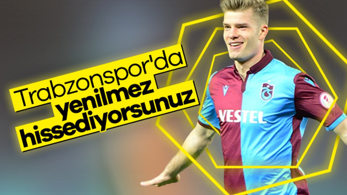 Sörloth: Trabzonspor'da yenilmez hissediyorsunuz