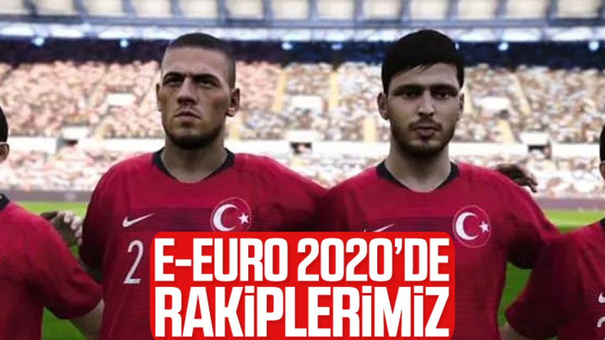 Türkiye'nin E-EURO 2020'deki rakipleri belli oldu