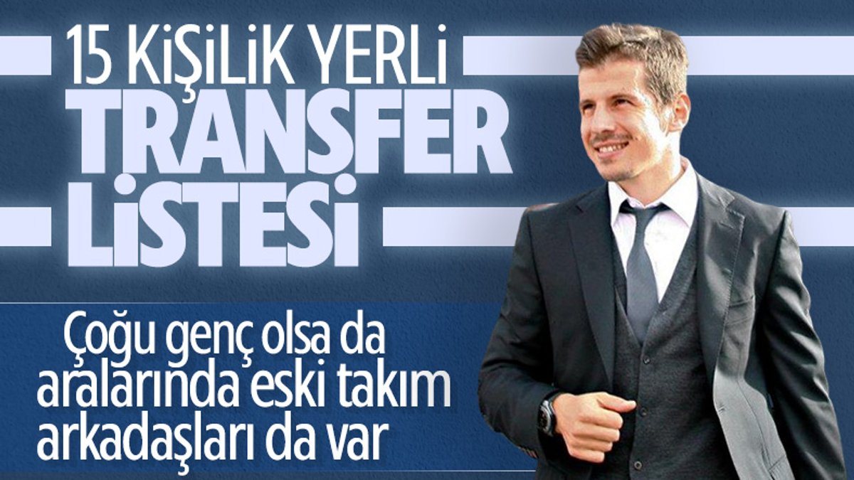 Emre Belözoğlu'nun yerli transfer listesi