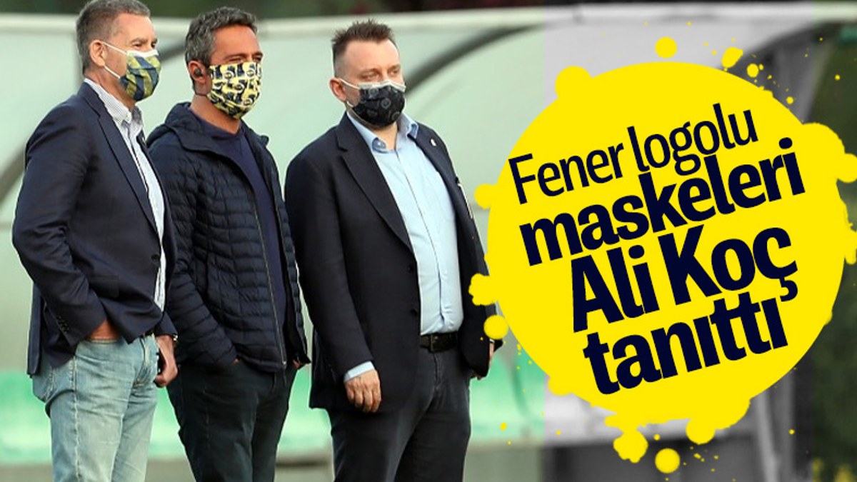 Ali Koç, F.Bahçe logolu maske taktı