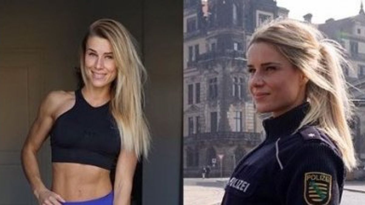 Alman polis güzelliği ile büyülüyor - Magazin haberleri
