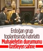 Cumhurbaşkanı Erdoğan 6'lı masaya muhalefet skecini hatırlattı