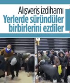 Bursa'da zücaciye mağazasının açılışında uygun fiyat izdihamı yaşandı
