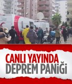 Adana'da canlı yayında bir deprem daha yaşandı