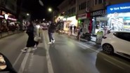 İstanbul'da motosikletini yayaların üzerine sürdü: Cezadan kaçamadı