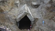 Bolu'da su deposu kazısında tarihi mezar bulundu