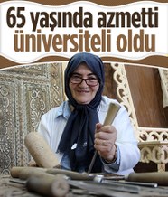 Sivas'ta yaşayan 65 yaşındaki kadın üniversiteli oldu