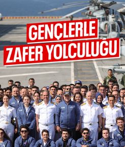 Osman Aşkın Bak'ın gençlerle 'Zafer Yolculuğu': TCG Anadolu ile Çanakkale’den İstanbul’a