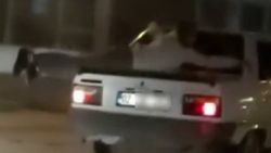 Adıyaman’da otomobil üzerinde yolculuk