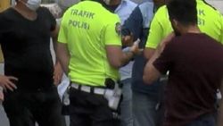 Fatih'te market önünde maske tartışması
