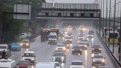 İstanbul'da trafik yoğunluğu