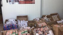 Van'da, et kolilerinden 355 kilo eroin çıktı