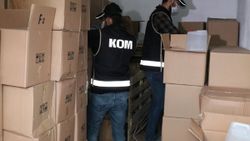 İzmir'de yaklaşık 8 ton kaçak etil alkol ele geçirildi