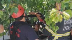 Aksaray'da 9 yaşındaki çocuğun eline demir saplandı