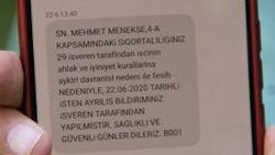 Test için hastaneye gidince kovuldunuz mesajı aldılar