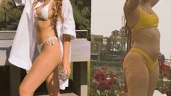 Duygu Özaslan'ın bikinili fotoğrafı olay oldu