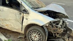 Gaziantep'te ehliyetsiz sürücü yoldan çıkıp kaza yaptı