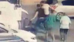 Konya'da, kaza sonrası darbedilen sürücü kamerada