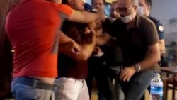 Bursa'da eğlence mekanında yumruklu kavga