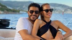 Ebru Şallı, eşinin doğum gününü kutladı