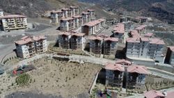 Artvin'de Yusufeli'nin taşınacağı yerin inşası sürüyor