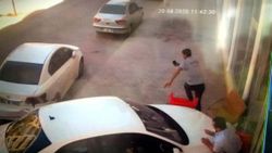 Adıyaman'da kaldırımda oturan kişiye araba çarptı