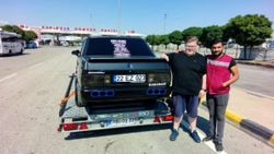 Modifiye edilen otomobili, Almanya'dan gelen kişiye sattı