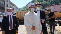 Diyanet İşleri Başkanı Ali Erbaş, Giresun'da incelemelerde bulundu