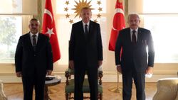 Erdoğan, Libya Yüksek Devlet Konseyi Başkanı el-Meşri'yi kabul etti