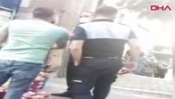 Esenyurt'ta seyyar satıcı ile zabıta ekiplerinin kavgasını polis ayırdı