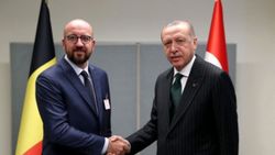 Cumhurbaşkanı Erdoğan, AB Konseyi Başkanı Michel ile görüştü
