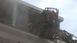 İstanbul'da patlayan çamaşır makinesi yangına neden oldu