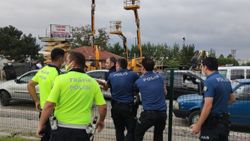 Bursa'da kaza yapan alkollü sürücü, sağlık personeline saldırdı