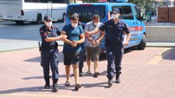 Antalya'da 1 ton bakır çaldılar: Yakalandılar