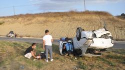 Tekirdağ’da cip ile otomobil çarpışması sonucu 3 kişi yaralandı