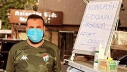 Bursasporlu bir taraftar Kubilay gidince lokma döktürdü