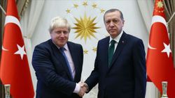 Cumhurbaşkanı Erdoğan, Boris Johnson ile görüştü
