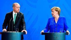 Cumhurbaşkanı Erdoğan, Merkel ile görüştü