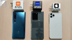 Xiaomi Mi 10 Ultra, Samsung Galaxy Note 20 Ultra ve iPhone 11 Pro Max için hızlı şarj testi