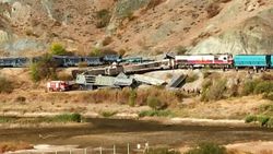 Ankara'da 2 yük treni çarpıştı: 2 ölü