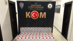 Mersin polisi 850 litre sahte etil alkol ele geçirdi