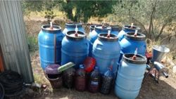 Çanakkale'de 1730 litre kaçak içki ele geçirildi